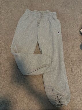Champion Gray Men’s Sweatpant Joggers with Logo